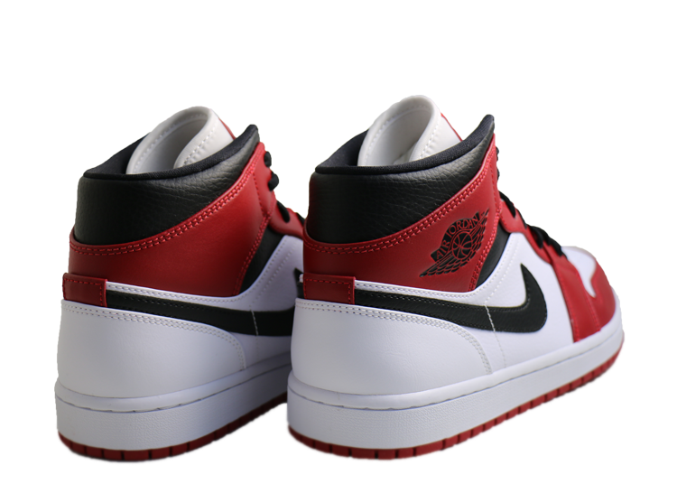 Air Jordan 1 Mid "Chicago White Toe"