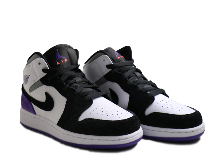 Air Jordan 1 Mid GS "Union Purple"