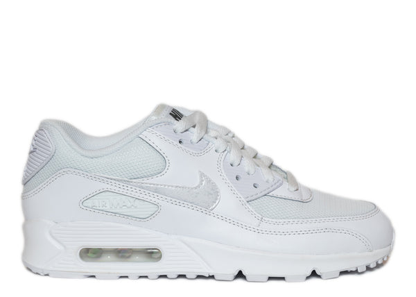 Nike Air Max 90 Mesh GS "Triple White"