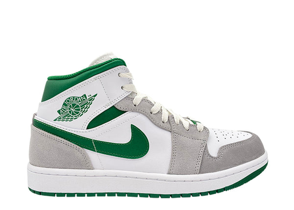 Air Jordan 1 Mid "Smoke Grey Pine Green"