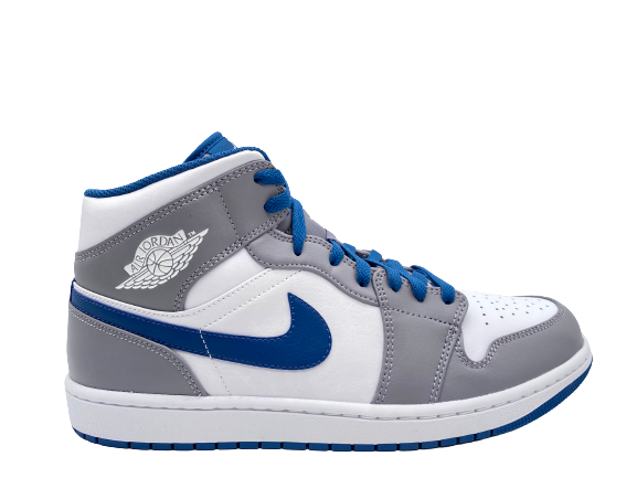 Air Jordan 1 Mid "True Blue Cement"