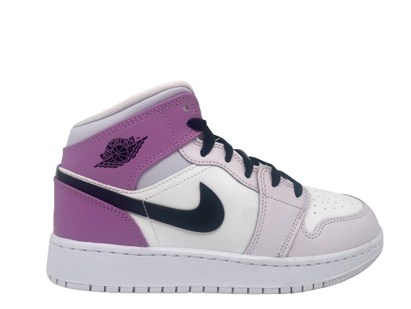 Air Jordan 1 Mid GS "Barely Grape“